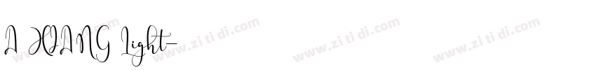 A XIANG Light字体转换